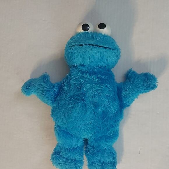 Hasbro.Talking Cookie Monster 2010 Sesame Street Stuffed Animals Plush Xmas - Picture 1 of 4